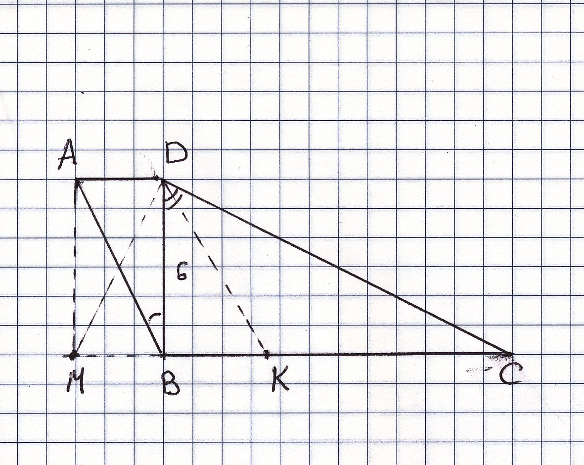 Abcd трапеция ad bc 6. В трапеции ABCD меньшая диагональ bd равная. Трапеция ABCD bd перпендикулярна ad. В трапеции ABCD меньшая диагональ bd равная 6. Чертеж на тупом угле ABC.