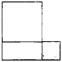 На сторонах прямоугольника построены квадраты (рис. 73). Площадь одного квадрата на 95
